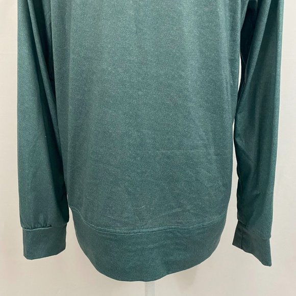sz:M Teal Long Sleeve Donkey Graphic Pullover Top - Picture 8 of 10